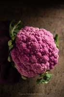 Tabouleh di cavolfiore viola con sedano, porro ed arancia. Laura Adani fotografa di food