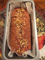Plumcake alla barbabietola con mandorle e noci - Simonetta